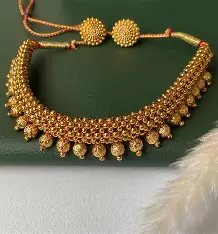 Gold Putli Haar Coin Necklace